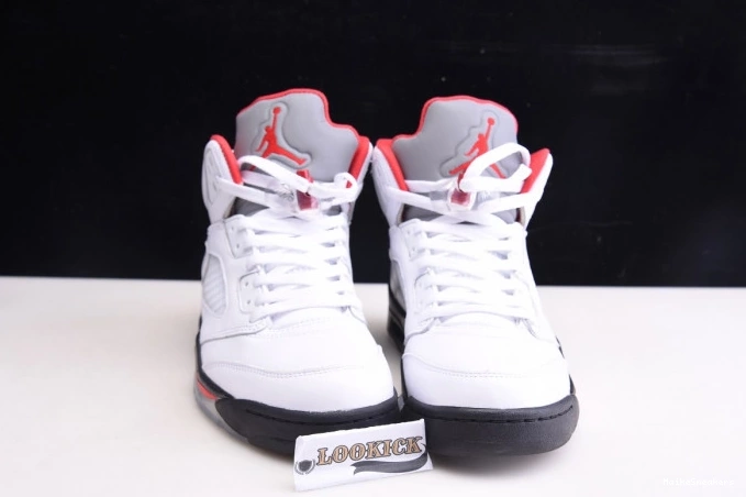 MaikeSneakers Retro Jordan DA1911-102 Silver Air Tongue (2020) 5 Red Fire 0629